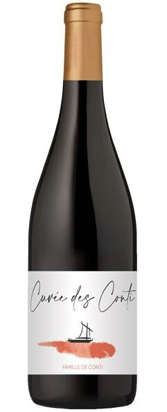 Albert de Conti Cuvee des Conti Rouge 2019  Front Bottle Shot