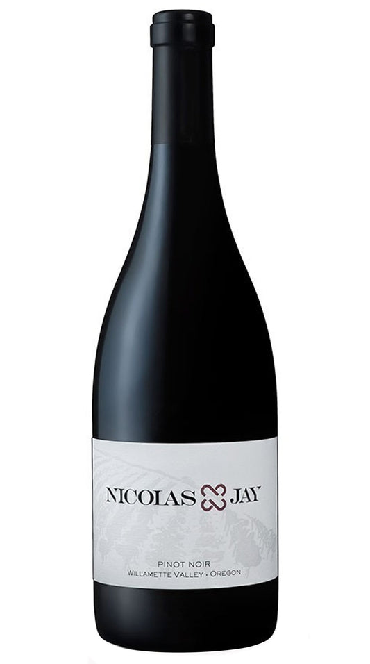 Nicolas-Jay Willamette Valley Pinot Noir 2022  Front Bottle Shot