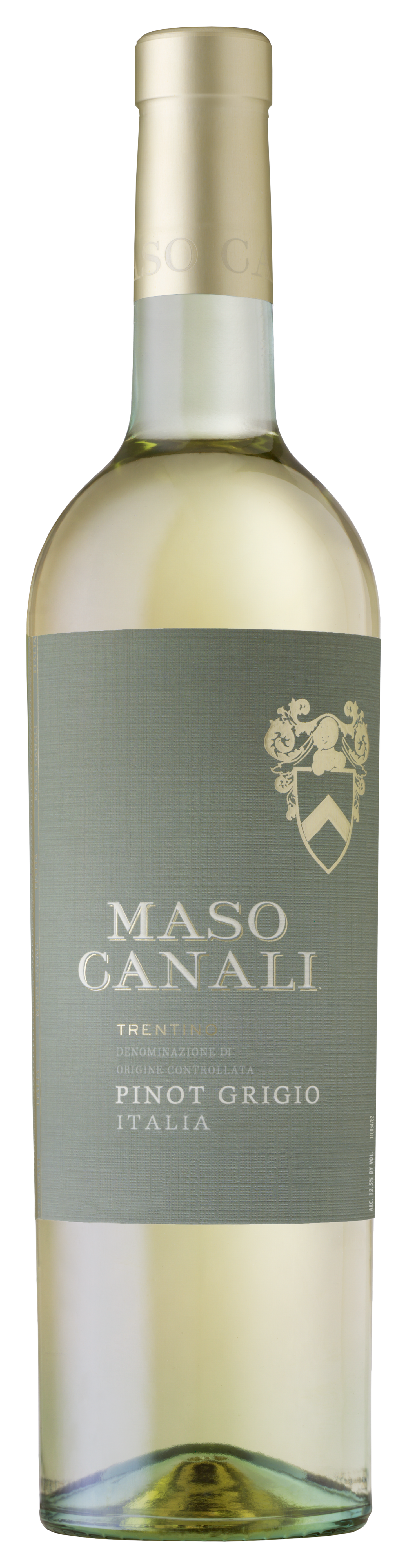 Maso Canali Pinot Grigio 2023  Front Bottle Shot
