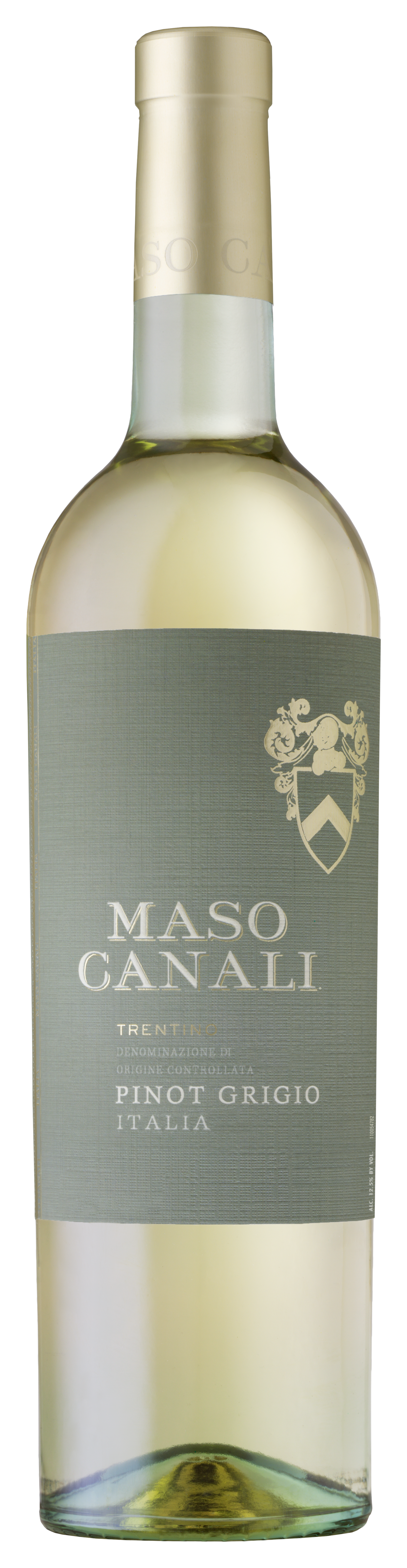 Maso Canali Pinot Grigio 2023  Front Bottle Shot