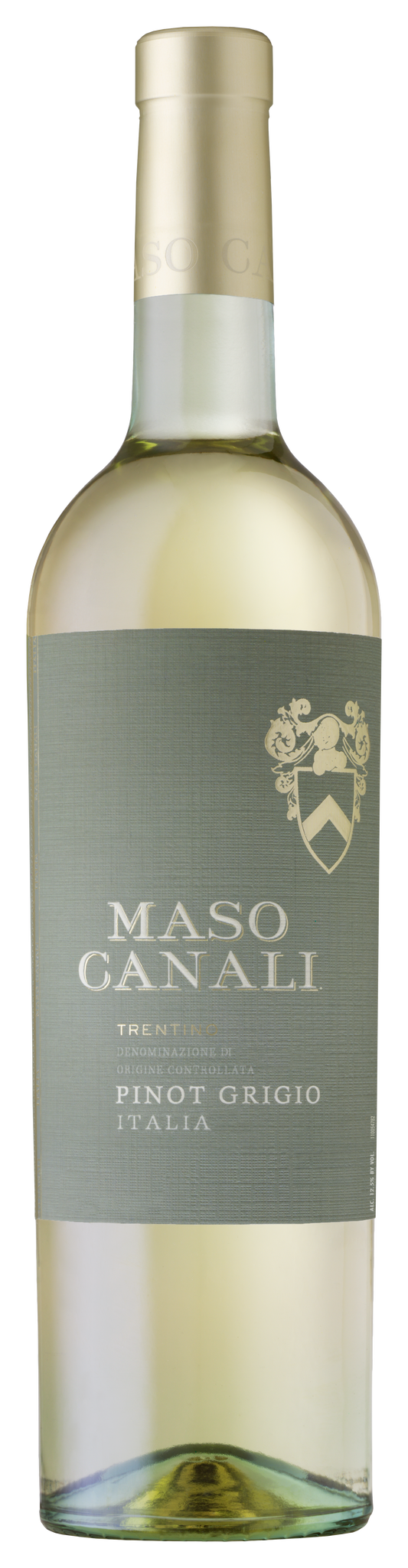 Maso Canali Pinot Grigio 2023  Front Bottle Shot