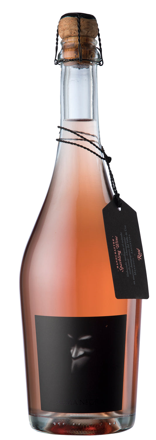 Alma Negra Brut Nature Rose  Front Bottle Shot