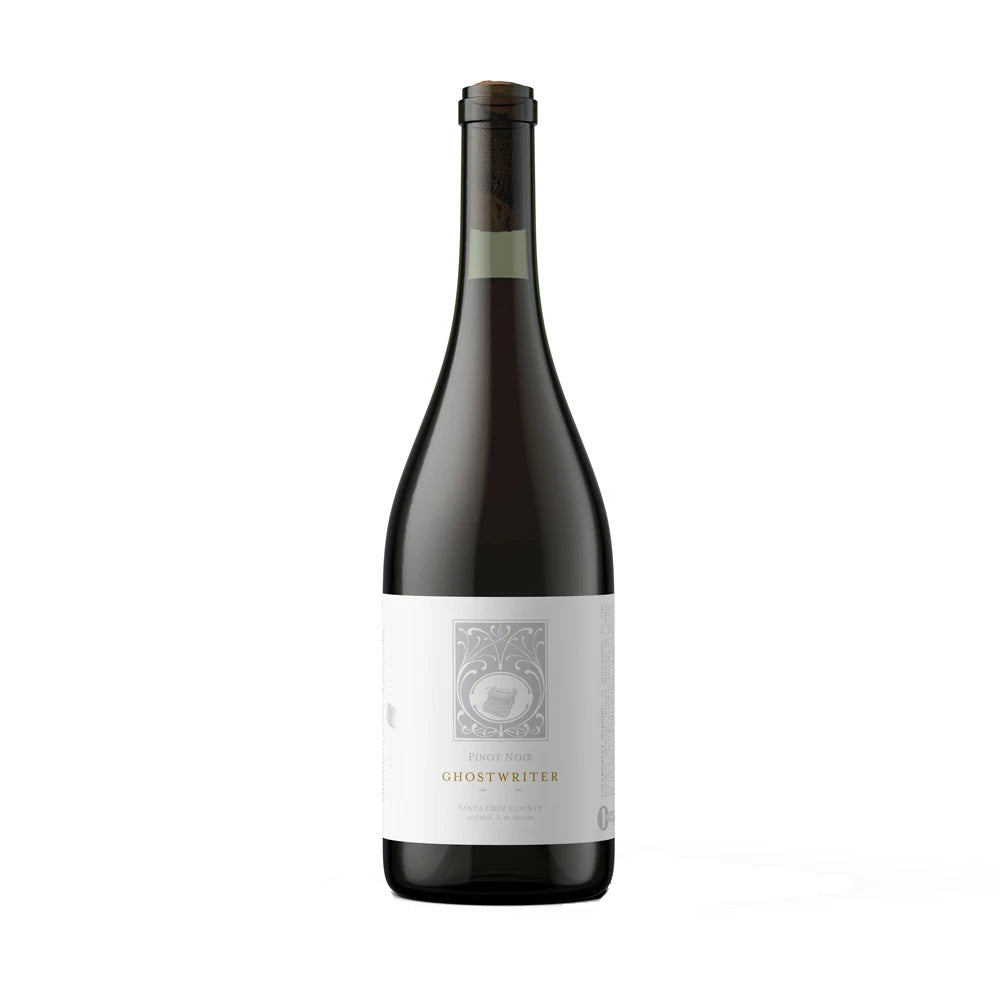 Ghostwriter Santa Cruz County Pinot Noir 2021  Front Bottle Shot