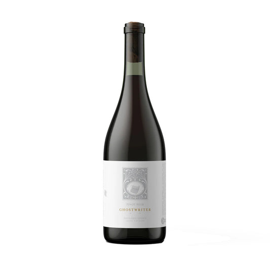 Ghostwriter Santa Cruz County Pinot Noir 2021  Front Bottle Shot