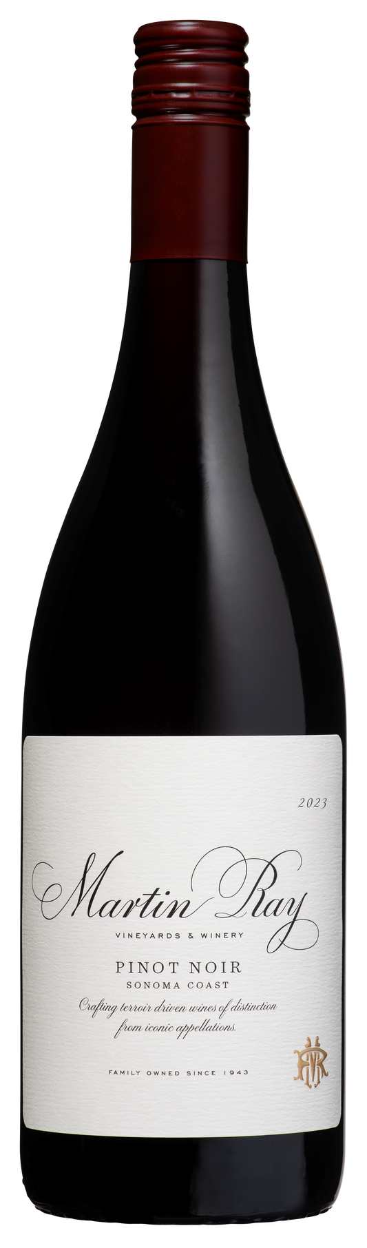Martin Ray Sonoma Coast Pinot Noir 2023  Front Bottle Shot