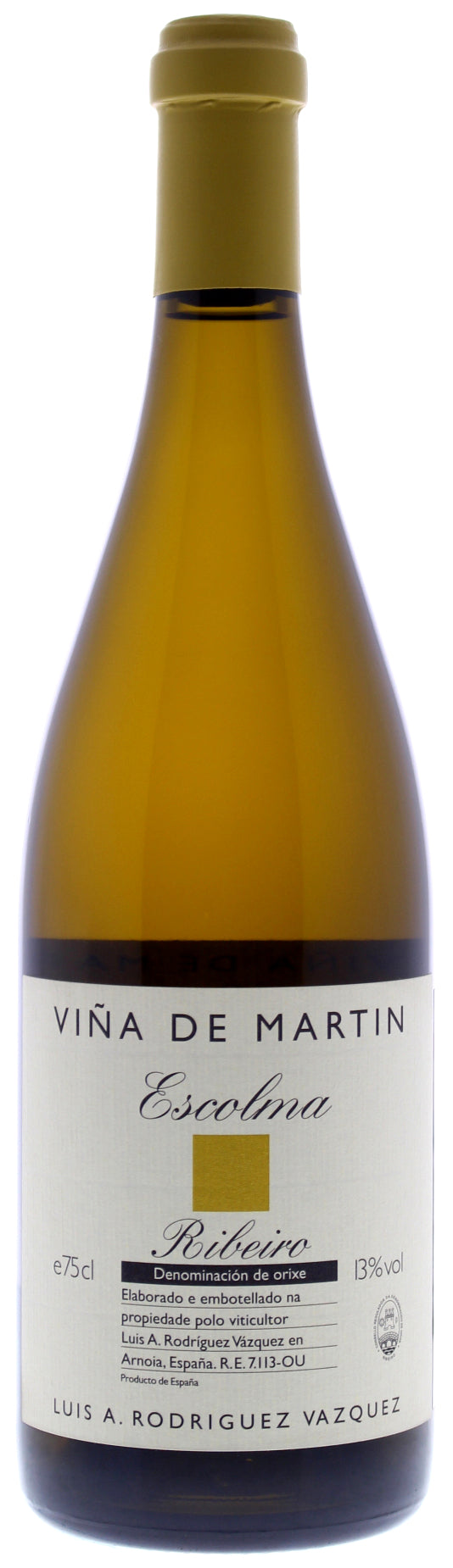 Luis A. Rodriguez Vazquez Vina de Martin Escolma Blanco 2018  Front Bottle Shot