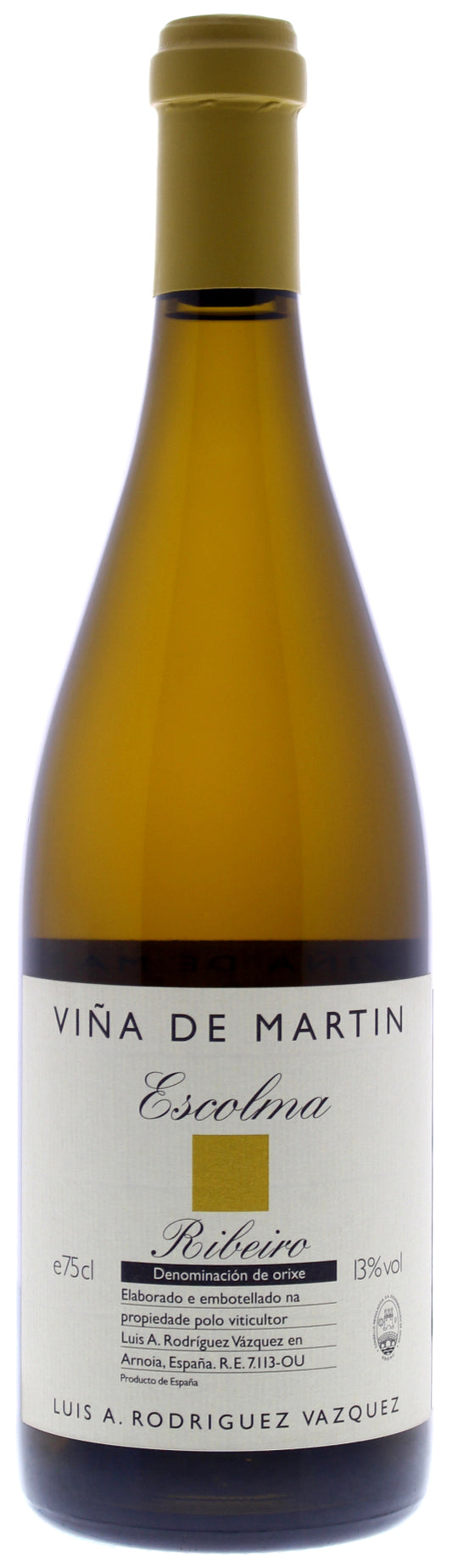 Luis A. Rodriguez Vazquez Vina de Martin Escolma Blanco 2018  Front Bottle Shot