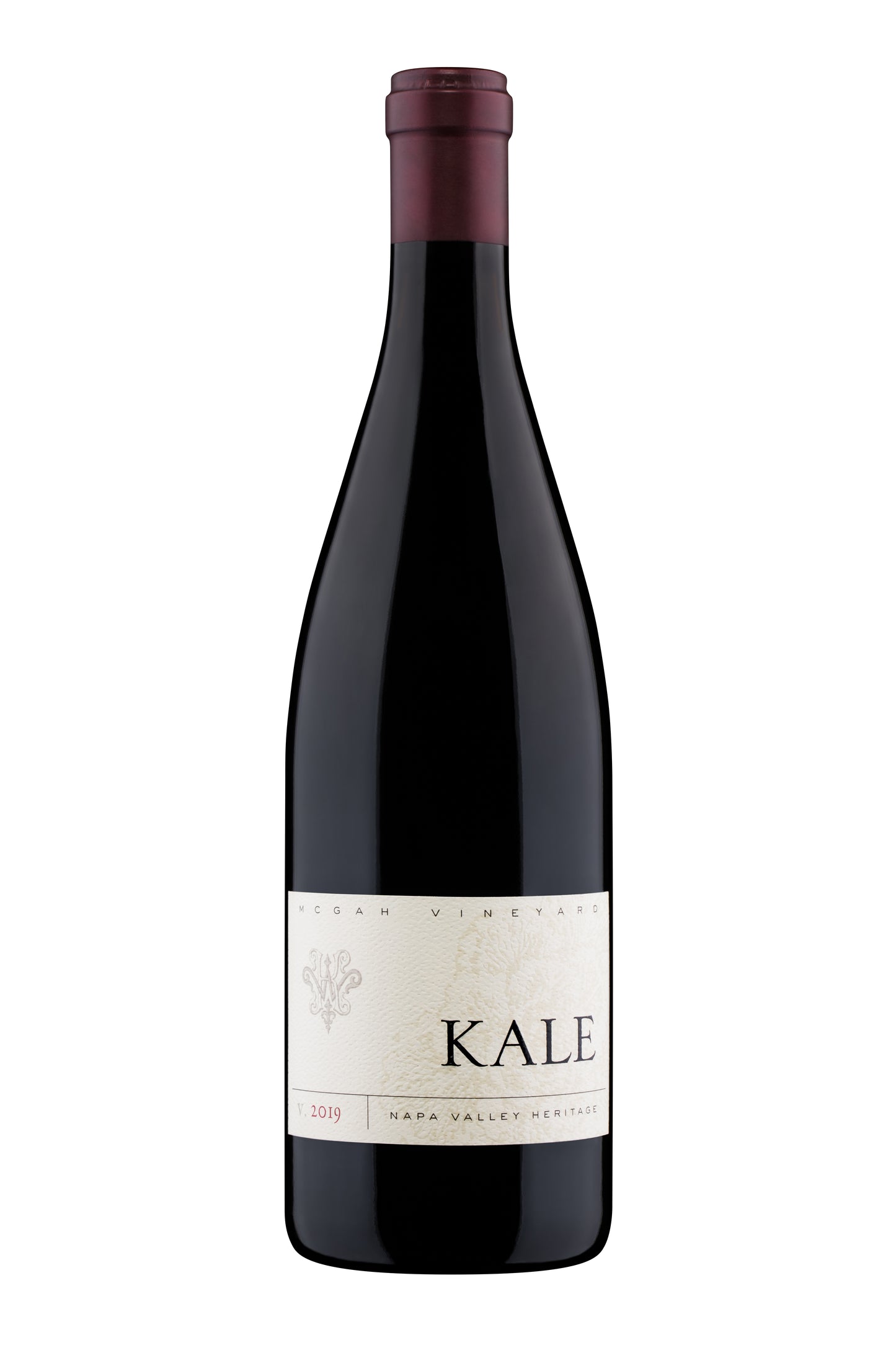 Kale  McGah Vineyard Heritage 2019  Front Bottle Shot