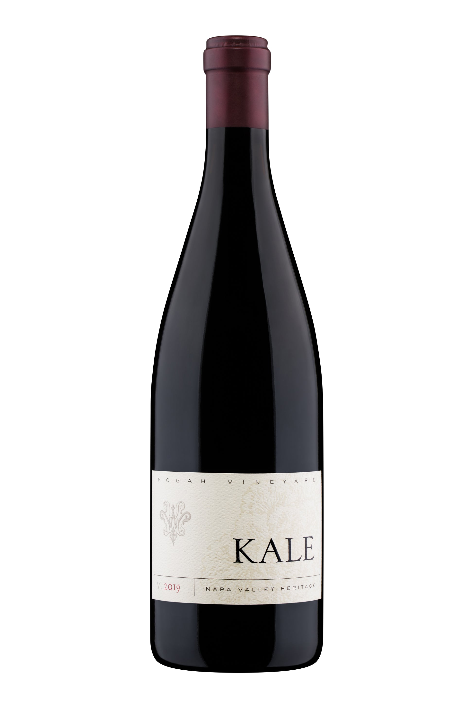 Kale  McGah Vineyard Heritage 2019  Front Bottle Shot