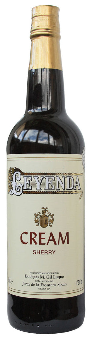 Bodegas M. Gil Luque Leyenda Cream Sherry Front Bottle Shot