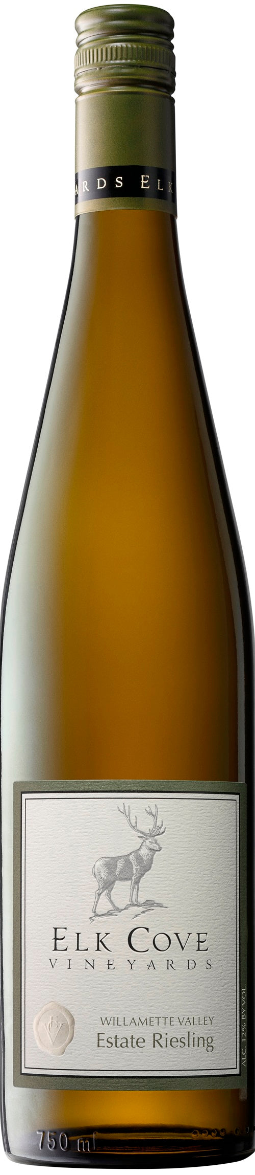 Elk Cove Estate Willamette Valley Riesling 2022  Front Bottle Shot