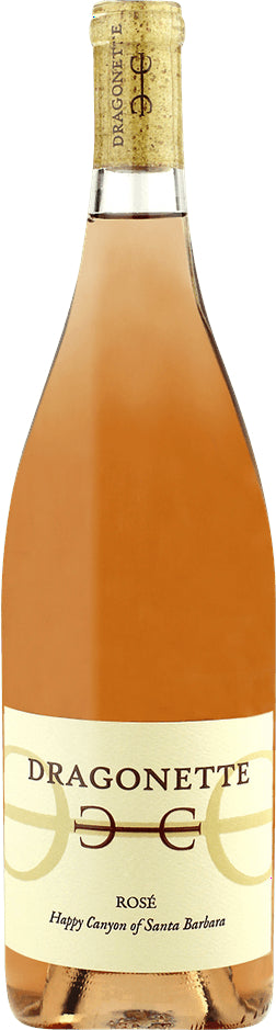 Dragonette Cellars Happy Canyon Rose 2023  Front Bottle Shot