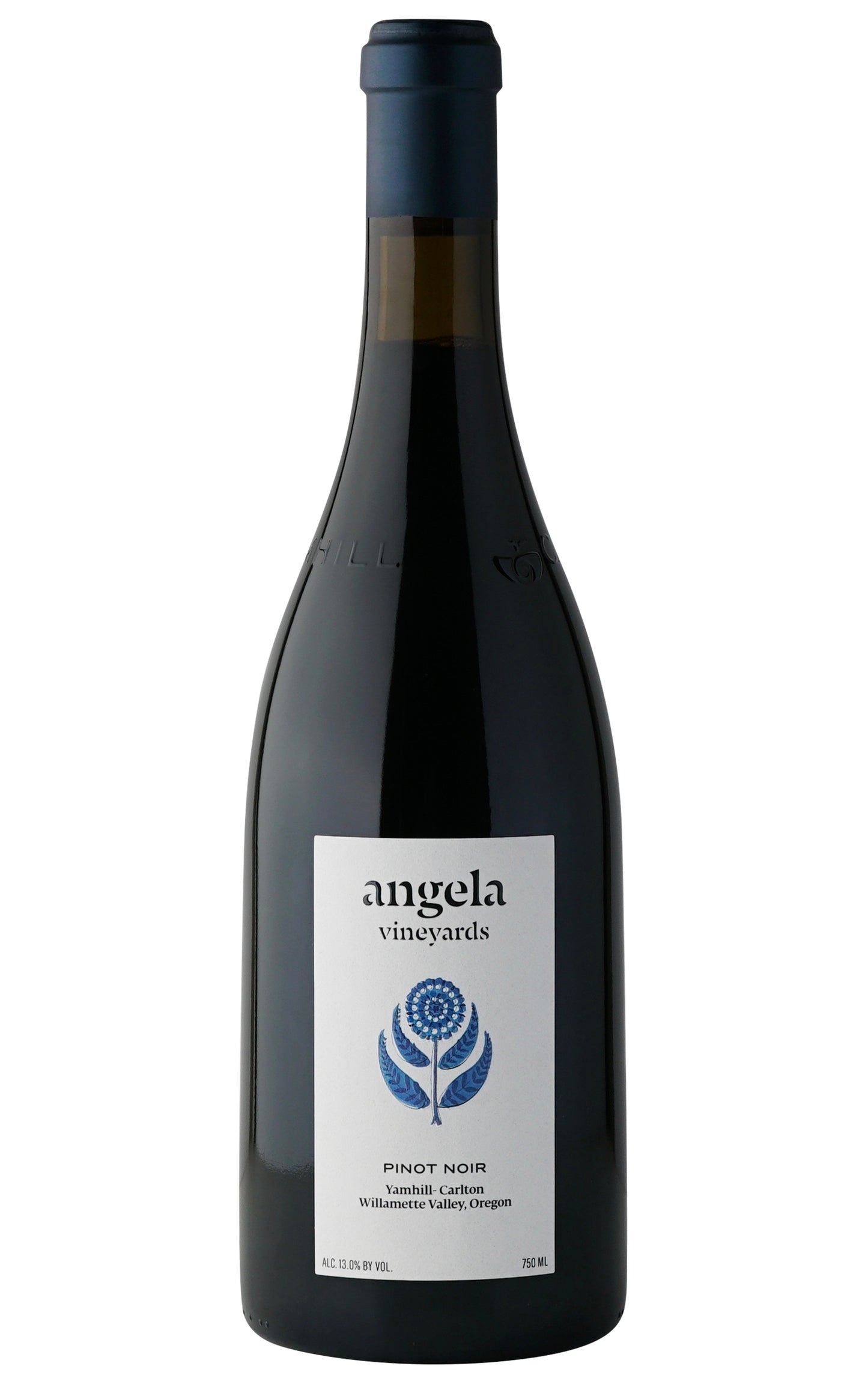 Angela Vineyards Pinot Noir 2019  Front Bottle Shot