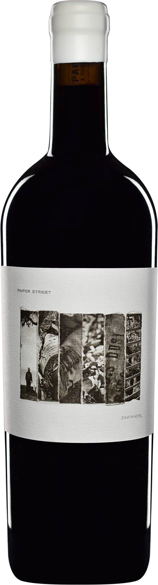 J Dusi Wines Paper Street Zinfandel 2017  Front Bottle Shot