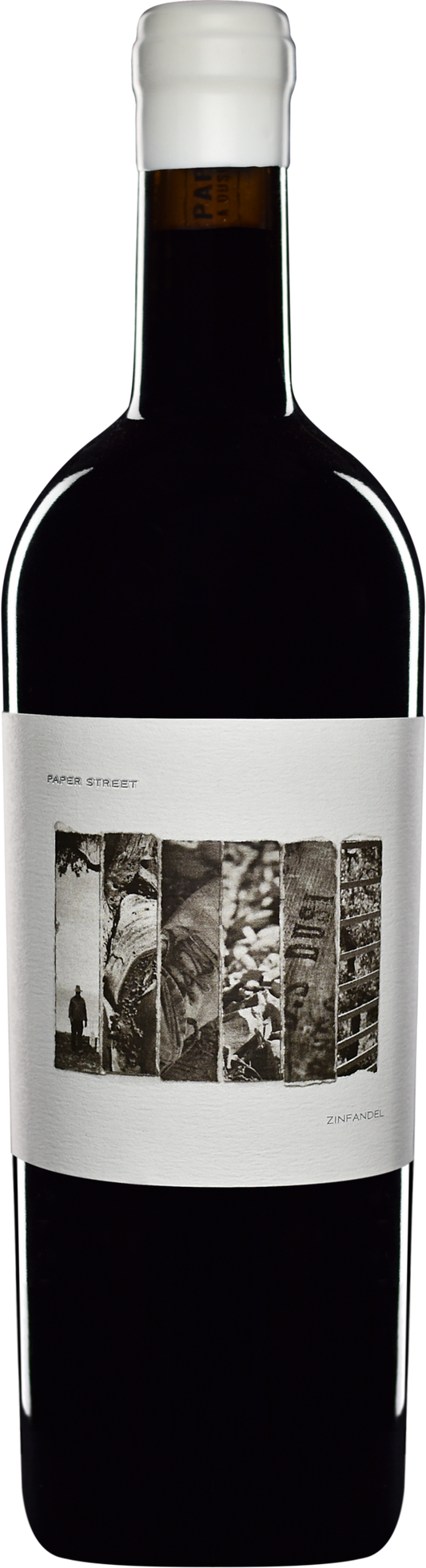J Dusi Wines Paper Street Zinfandel 2017  Front Bottle Shot