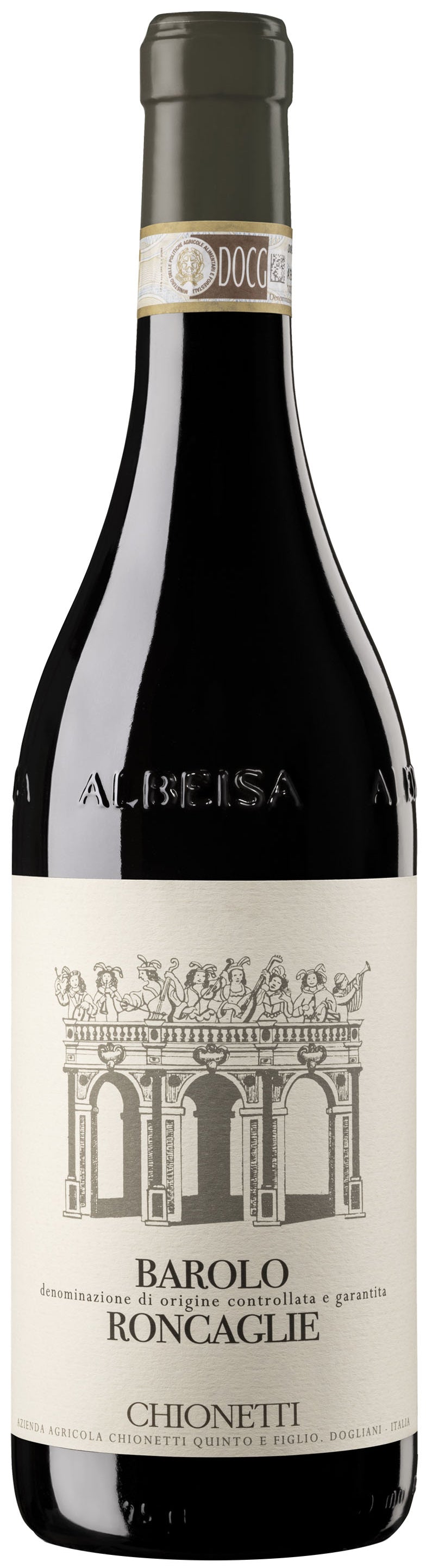 Chionetti Barolo Roncaglie 2017  Front Bottle Shot