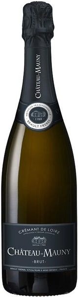 Chateau de Mauny Cremant de Loire Brut 2019  Front Bottle Shot