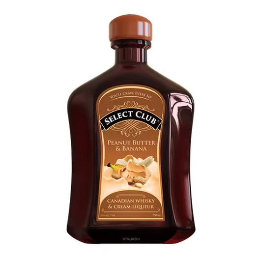 Select Club Peanut Butter and Banana Whisky Cream Liqueur 750ml