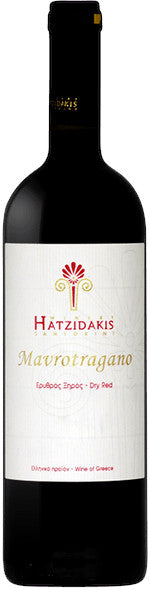 Hatzidakis  Mavrotragano 2022  Front Bottle Shot