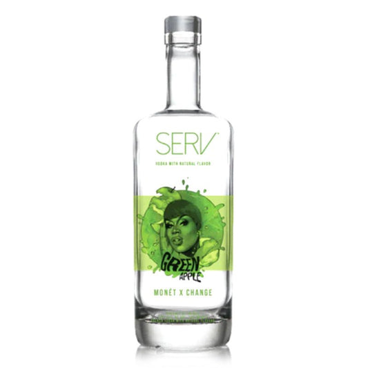 SERV Green Apple Flavored Vodka 750ml