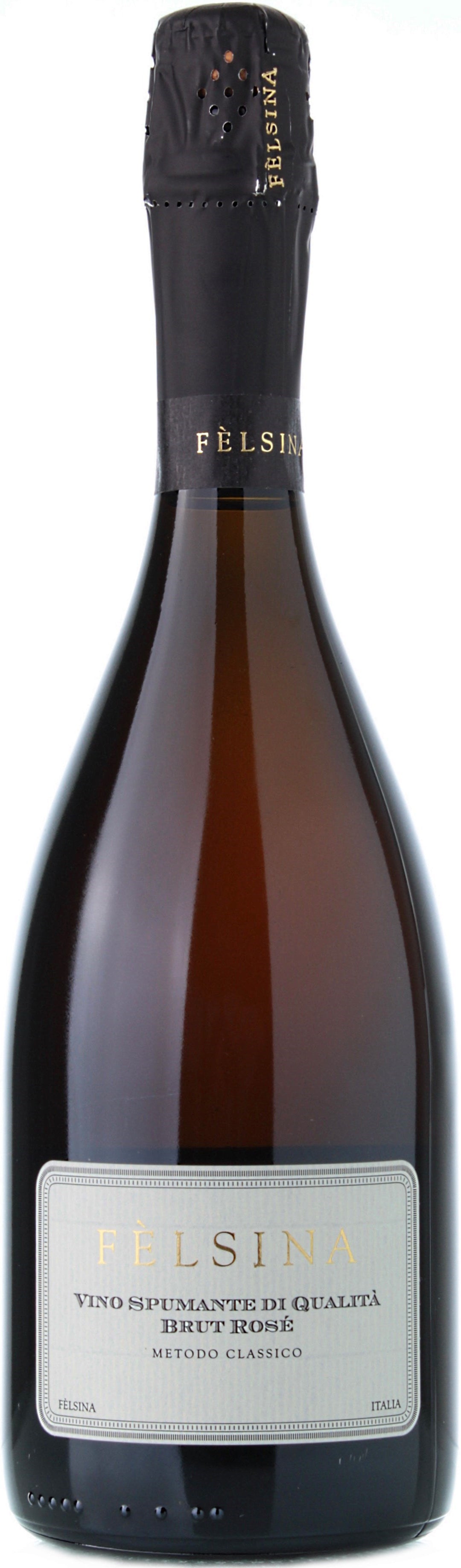 Felsina Brut Rose Front Bottle Shot