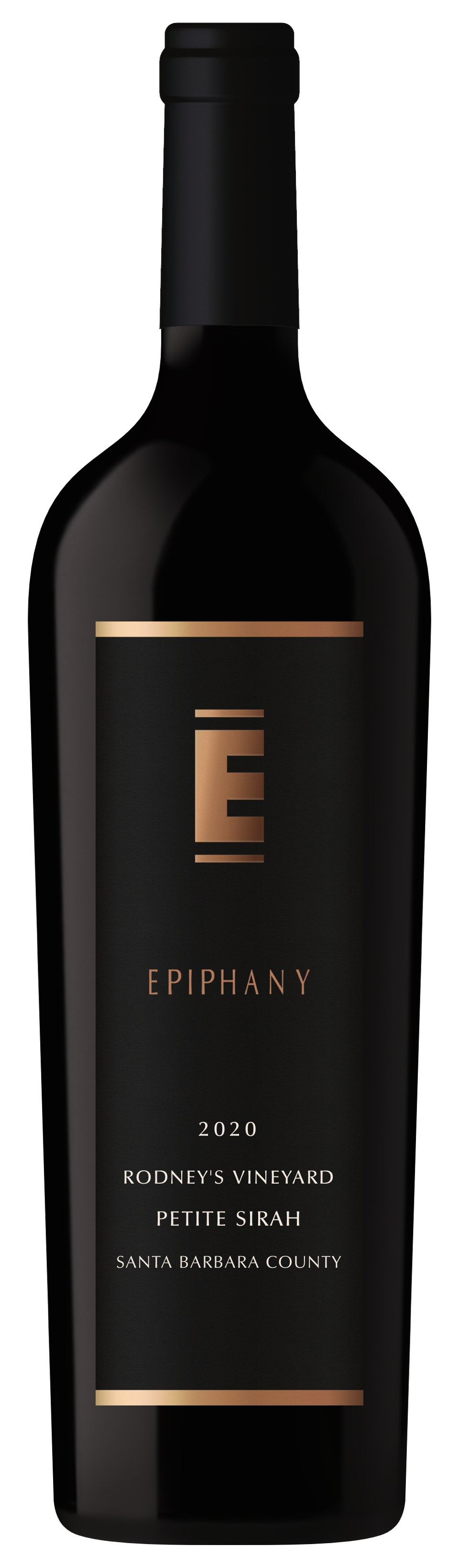 Epiphany Petite Sirah 2020  Front Bottle Shot