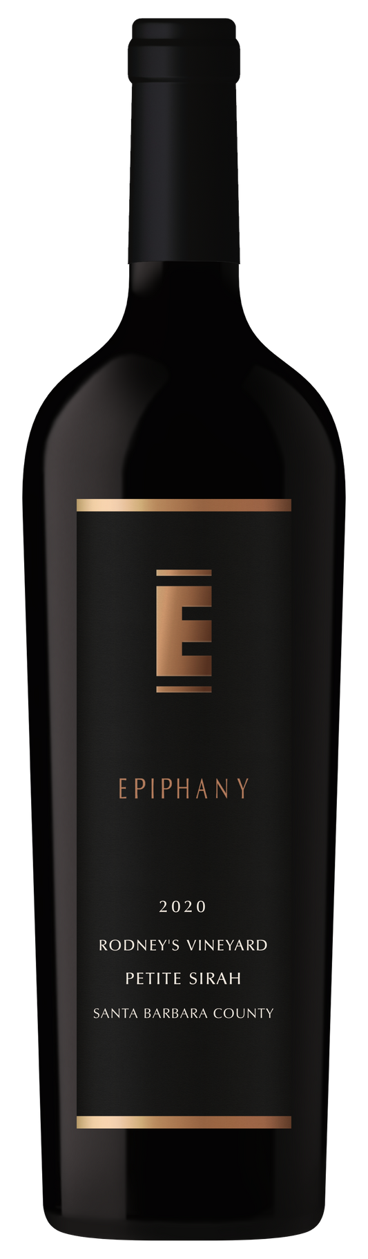 Epiphany Petite Sirah 2020  Front Bottle Shot