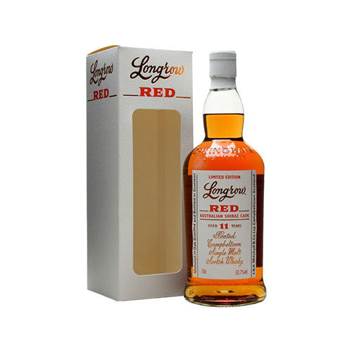 Longrow Red 11 Year Old Peated Shiraz Finish Single Malt Scotch Whisky