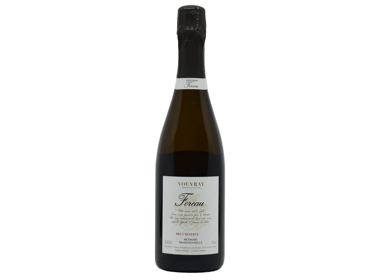 Philippe Foreau Vouvray Brut Reserve 2015  Front Bottle Shot