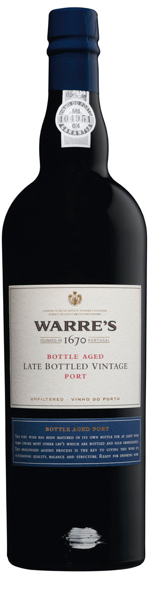Warre's Late Bottled Vintage Port 2009  Front Bottle Shot