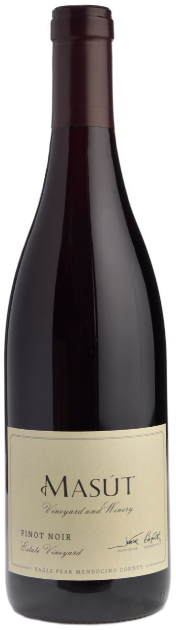 Masut Estate Vineyard Pinot Noir 2019  Front Bottle Shot