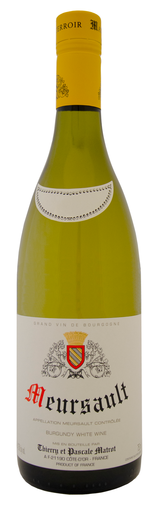 Domaine Matrot Meursault 2021  Front Bottle Shot