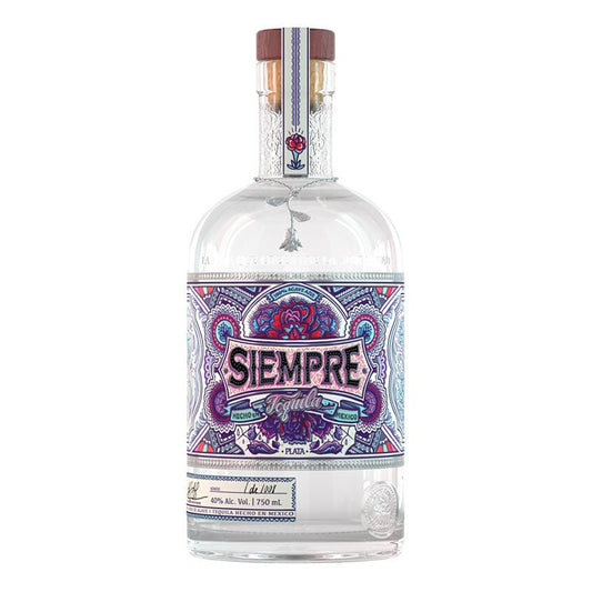 Siempre Plata Tequila 750ml