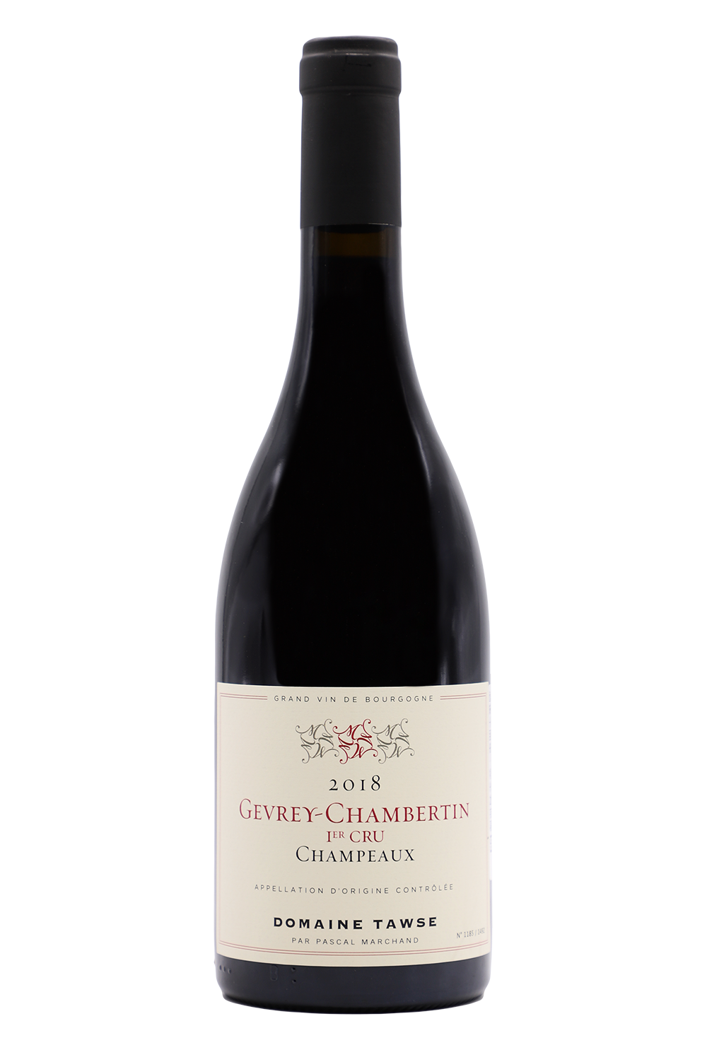 Domaine Tawse Gevrey-Chambertin Champeaux Premier Cru 2018  Front Bottle Shot