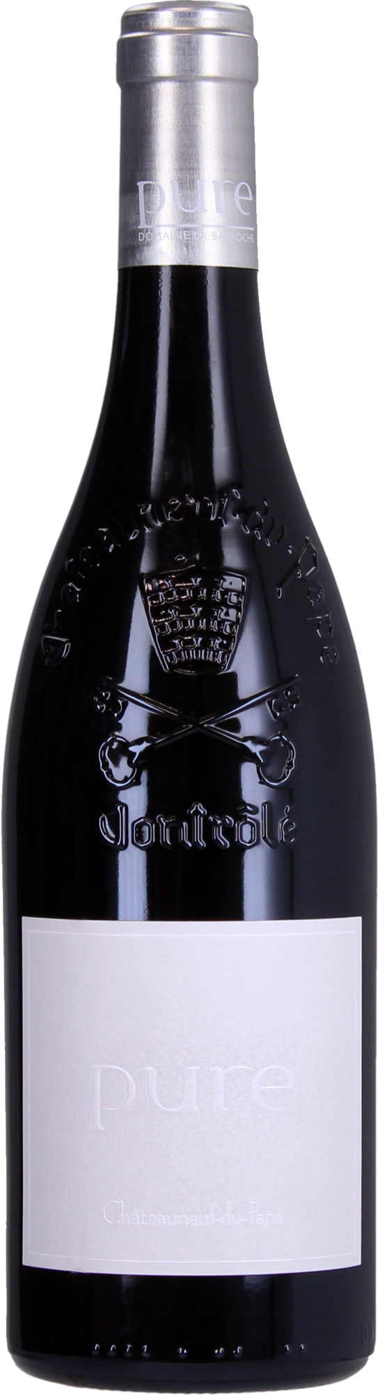 Domaine La Barroche Chateauneuf-du-Pape Pure 2021  Front Bottle Shot