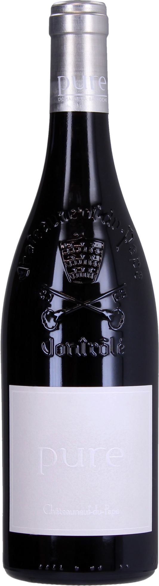 Domaine La Barroche Chateauneuf-du-Pape Pure 2021  Front Bottle Shot