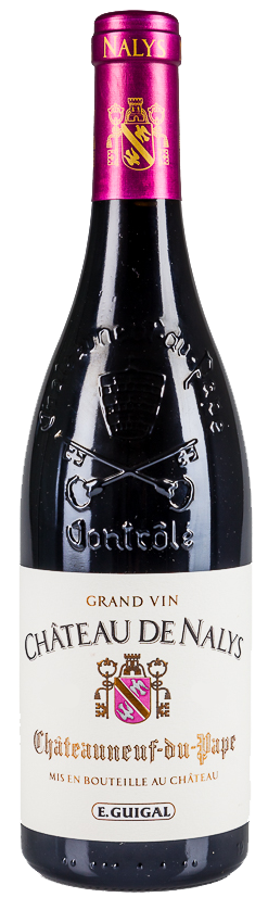 Chateau de Nalys Chateauneuf-du-Pape Grand Vin 2018  Front Bottle Shot