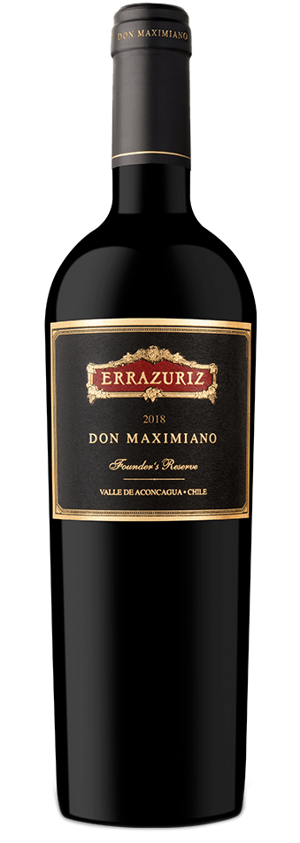 Errazuriz Don Maximiano Founder's Reserve 2018  Front Bottle Shot