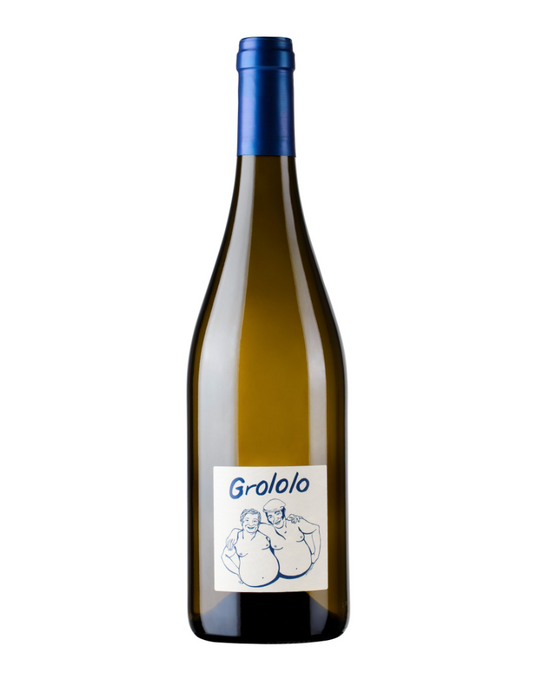 Un Voyage dans les Vignes Pithon-Paille Grololo Blanc 2023  Front Bottle Shot