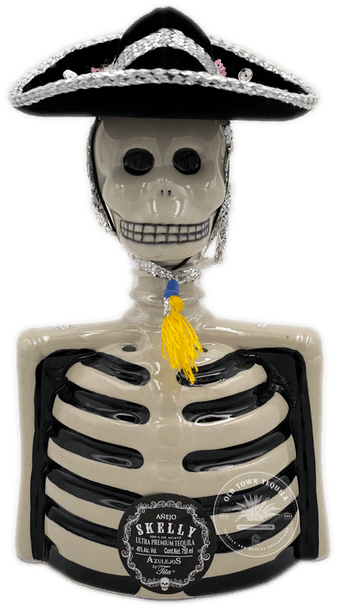Skelly Tequila Anejo With Mariachi Hat (750Ml)