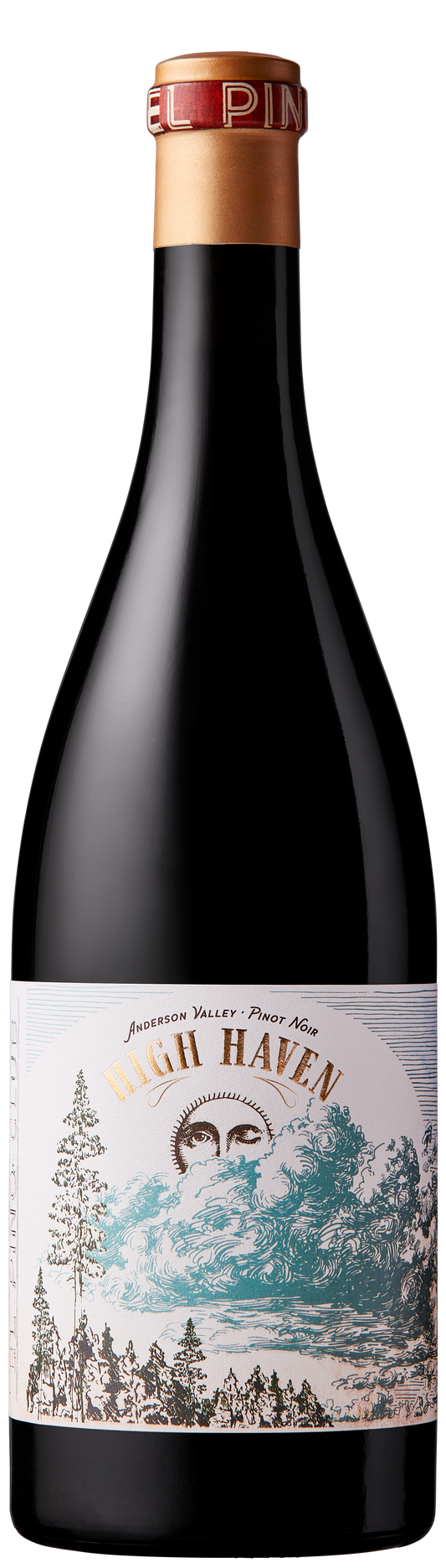 El Pino Club High Haven Pinot Noir 2022  Front Bottle Shot