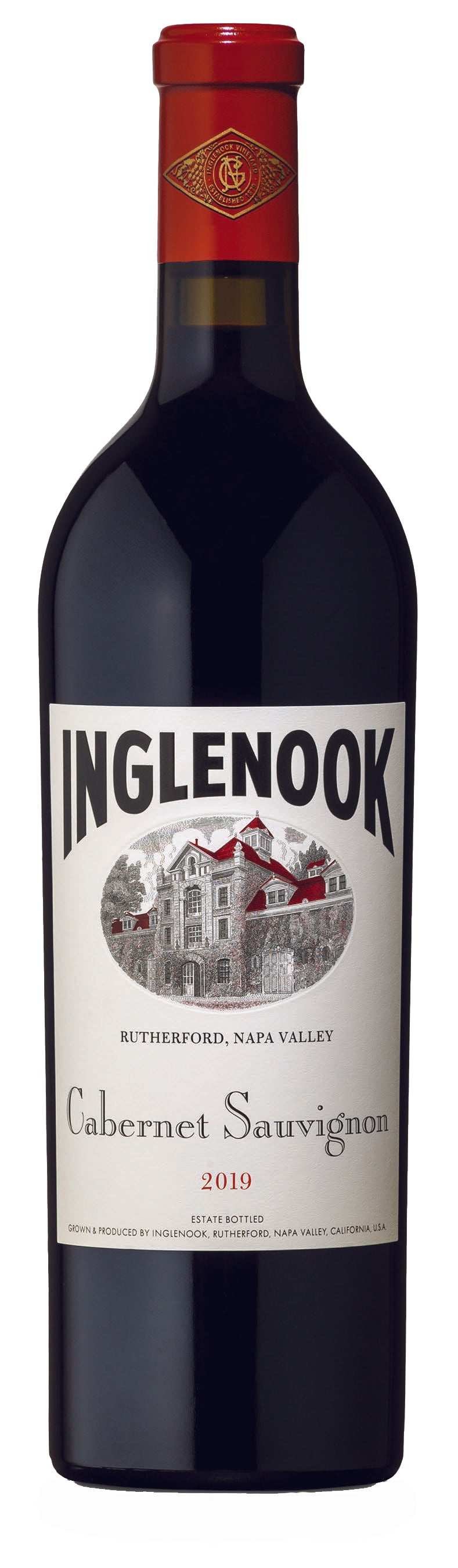 Inglenook Cabernet Sauvignon 2019  Front Bottle Shot