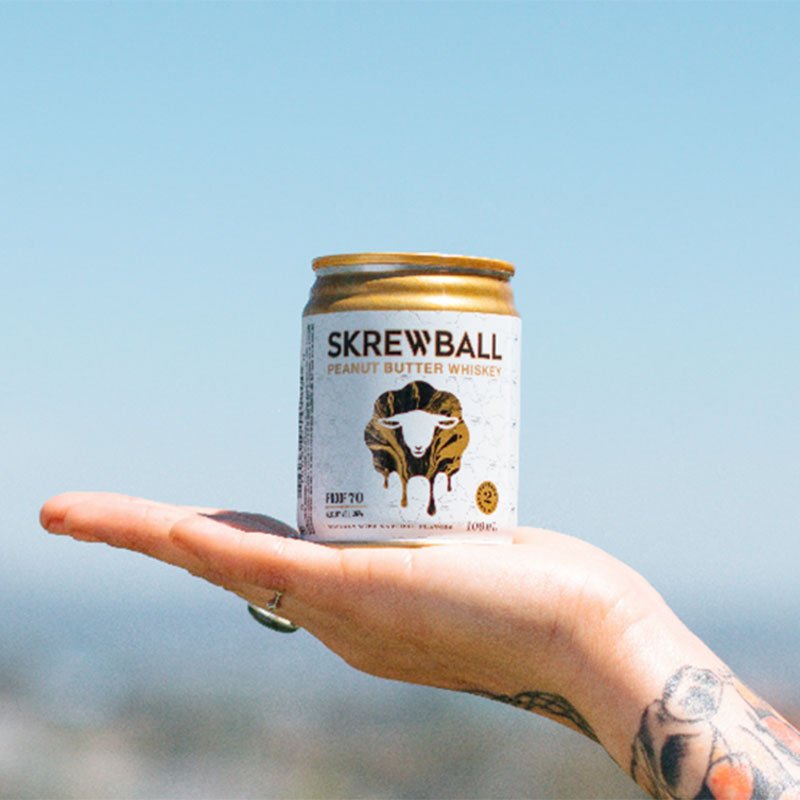 Skrewball Peanut Butter Canned Cocktail Whiskey 100ml