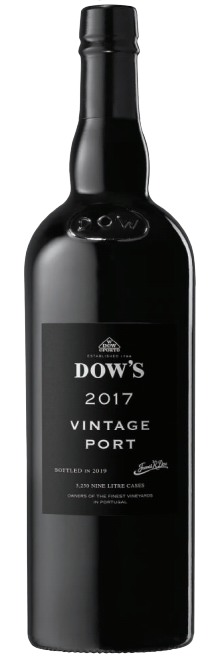 Dow's Vintage Port 2017  Front Bottle Shot