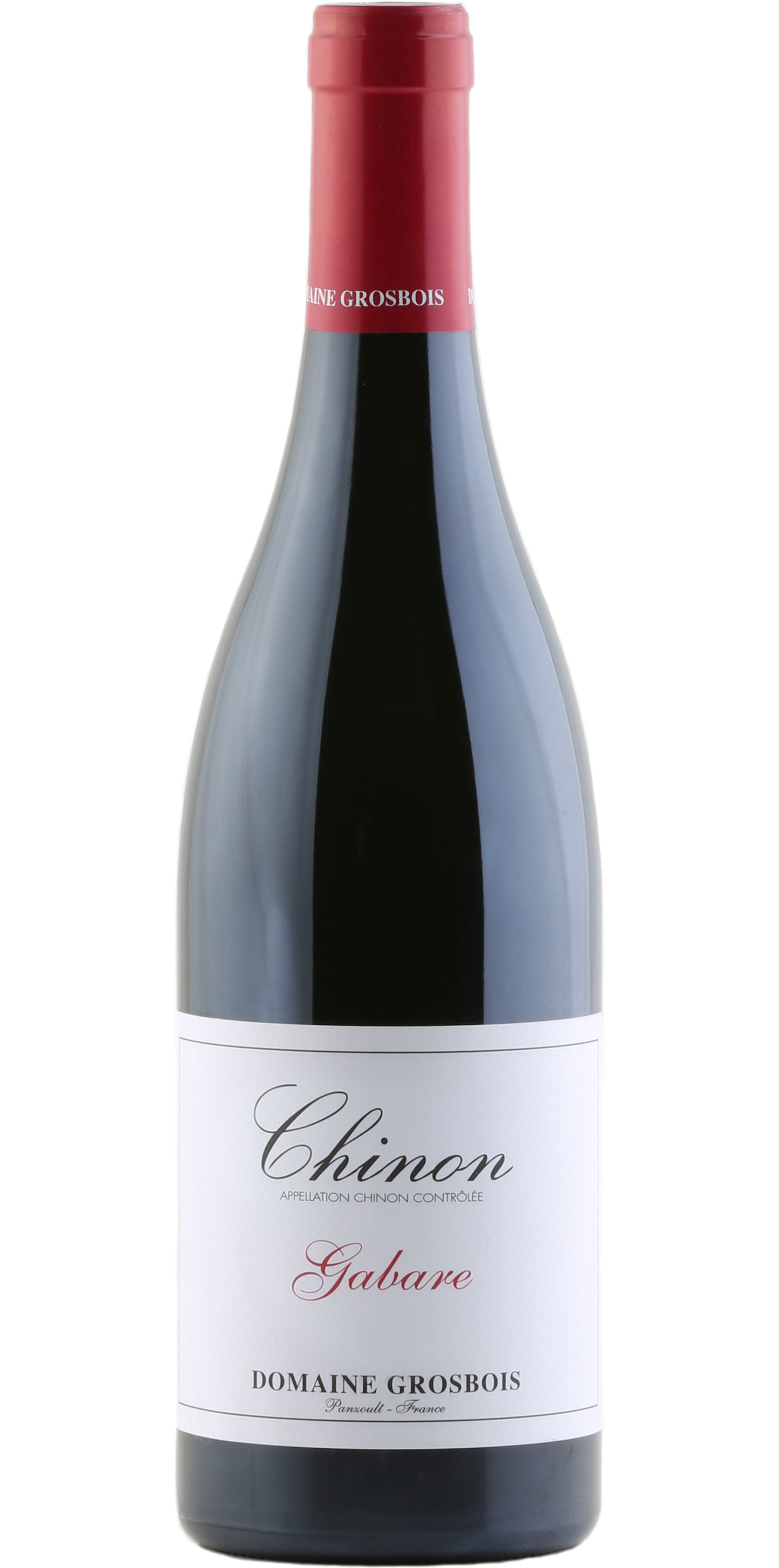 Domaine Grosbois Chinon Gabare 2020  Front Bottle Shot