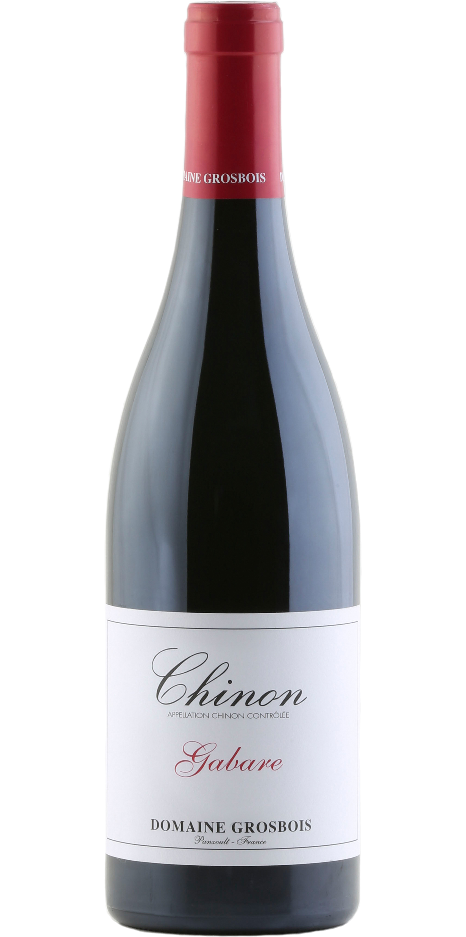 Domaine Grosbois Chinon Gabare 2020  Front Bottle Shot