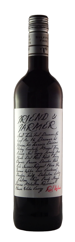 Friend and Farmer Red 2021  Front Bottle Shot