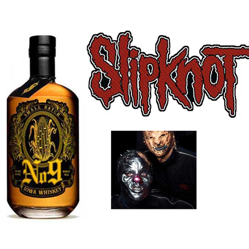 Slipknot No 9 Iowa Whiskey Sign Bottle 750ml
