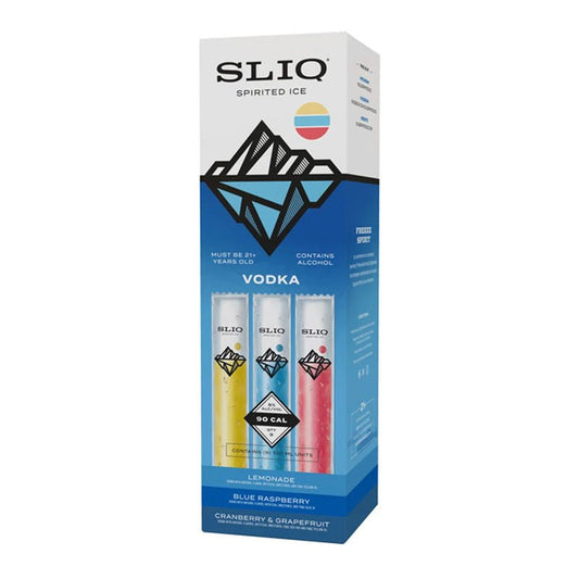 Sliq Frozen Cocktail Vodka Variety Pack 9/100ml