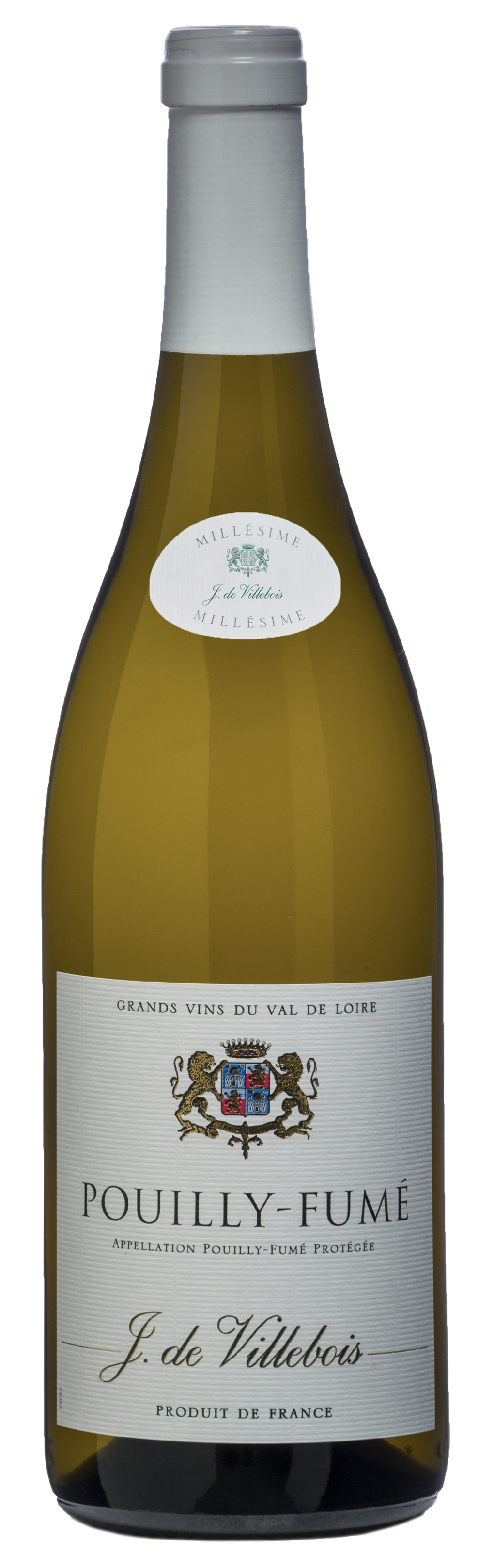 J. de Villebois Pouilly-Fume 2022  Front Bottle Shot